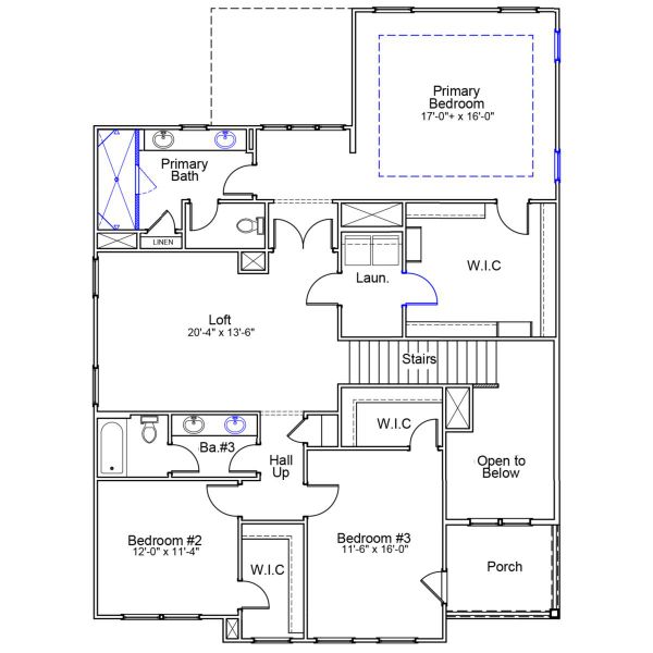 2D floor plan layout of this home in Sweetbrier, Durham, NC (Image 4).