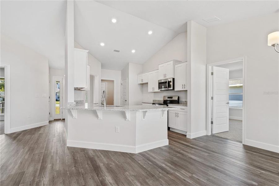 Furnished interior view inside a new home in The Preserve at Laurel Lake, Lake City (Image 6). Furnished interior view inside a new home in The Preserve at Laurel Lake, Lake City (Image 6).