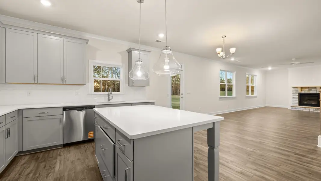 Representative furnished interior of a home built from the Jean Lee by D.R. Horton in Heritage Pointe, Senoia (Image 8).
