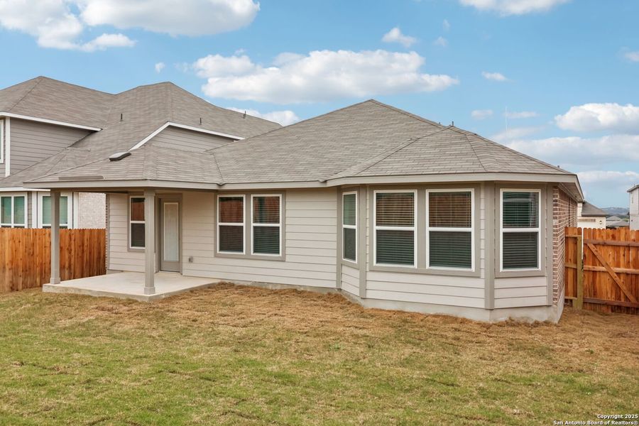 Exterior details and patio area of a home in , San Antonio (Image 25). Exterior details and patio area of a home in , San Antonio (Image 25).