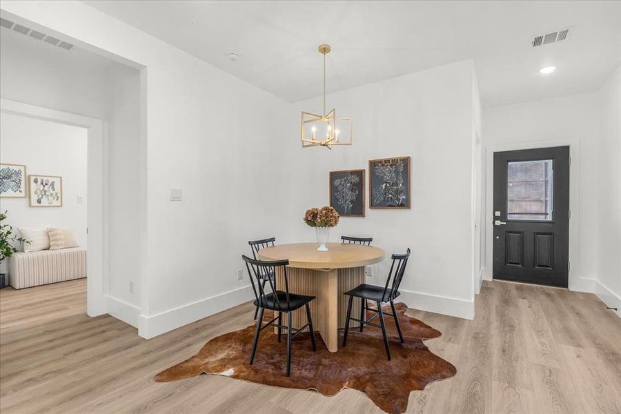 Furnished interior view inside a new home in , Fort Worth (Image 12). Furnished interior view inside a new home in , Fort Worth (Image 12).