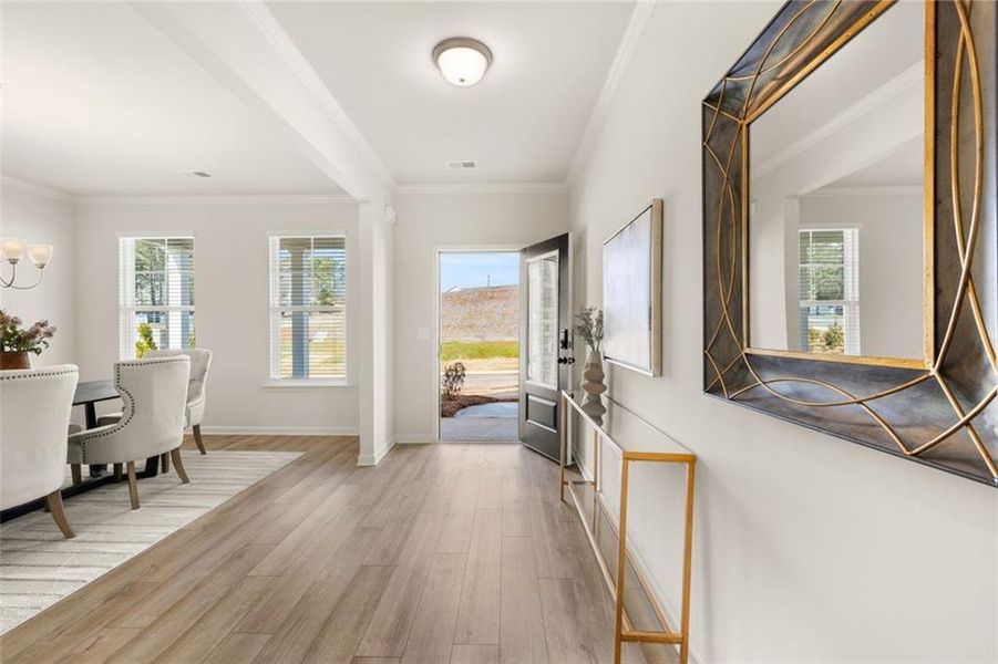 Furnished interior view inside a new home in Hillbrooke Preserve, Conyers (Image 13).