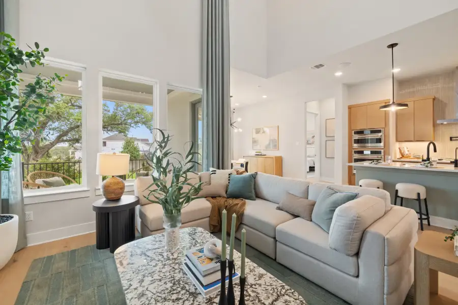 Furnished interior view inside a new home in Turner's Crossing, Buda (Image 28).