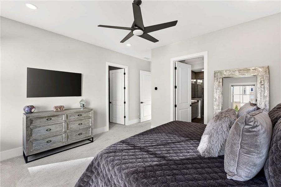 Furnished interior view inside a new home in , Atlanta (Image 10).