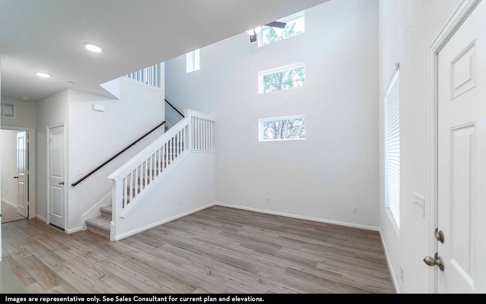 Spacious, unfurnished interior of a new home in Municipal Drive Townhomes, Leander (Image 7).