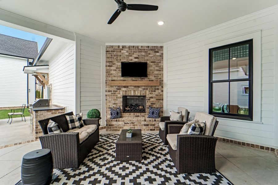 Representative furnished interior of a home built from the Ryland by Celebration Homes in Stephens Valley, Nashville (Image 7).