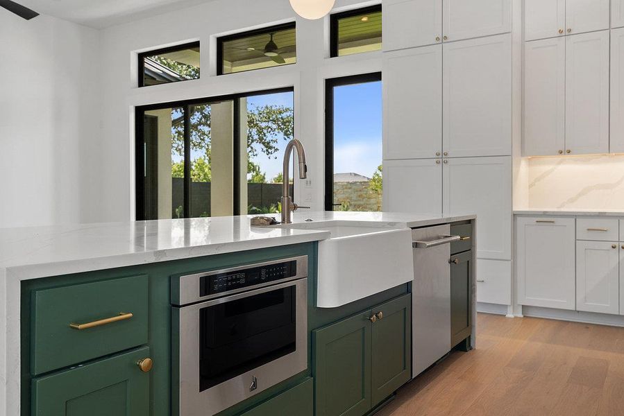 Furnished interior view inside a new home in Milky Way at River Place, Austin (Image 10).