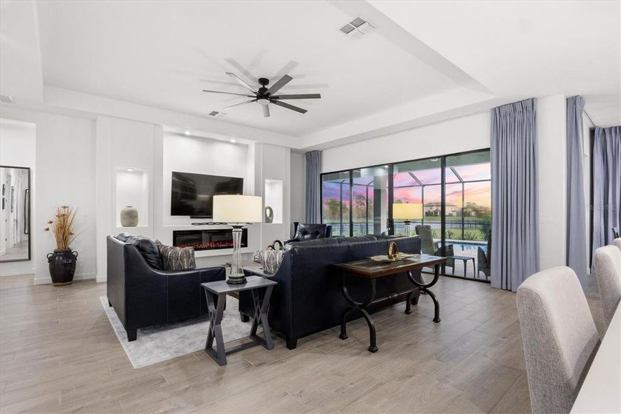 Furnished interior view inside a new home in , Bradenton (Image 6).