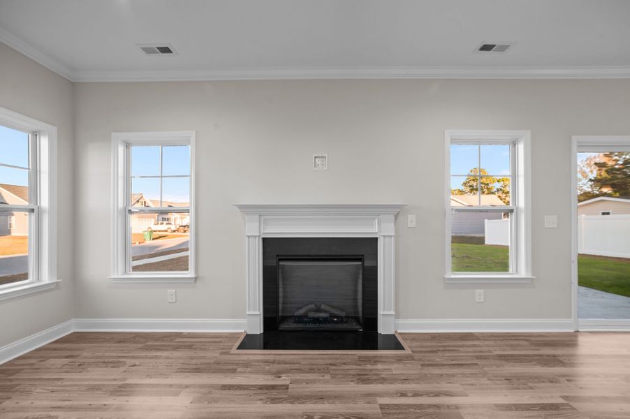 Spacious, unfurnished interior of a new home in Arbor Hills South, Greenville (Image 22). Spacious, unfurnished interior of a new home in Arbor Hills South, Greenville (Image 22).