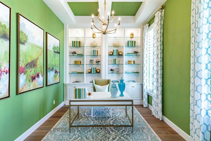 Furnished interior view inside a new home in StarView, Prosper (Image 12).