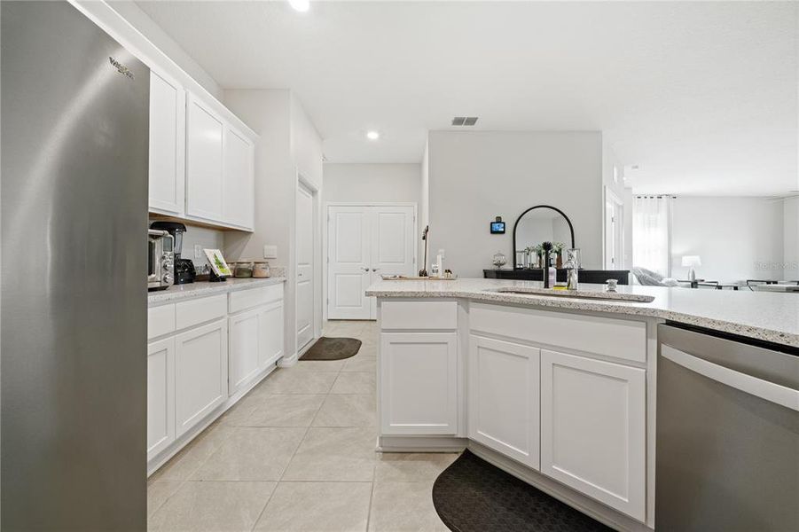 Furnished interior view inside a new home in Towns at Woodsdale Villas, Wesley Chapel (Image 12).