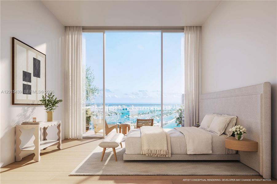Furnished interior view inside a new home in , Miami (Image 7). Furnished interior view inside a new home in , Miami (Image 7).
