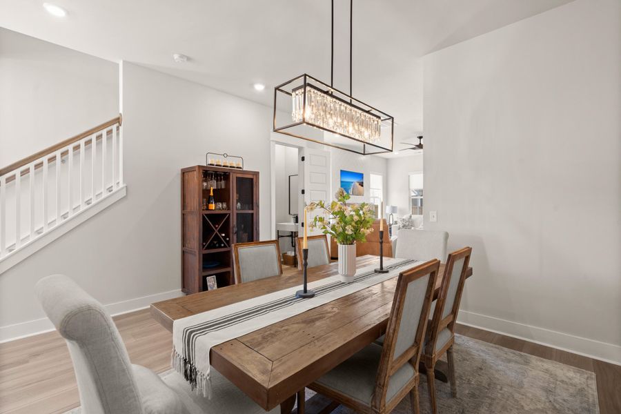 Furnished interior view inside a new home in Carnes Crossroads, Summerville (Image 14).