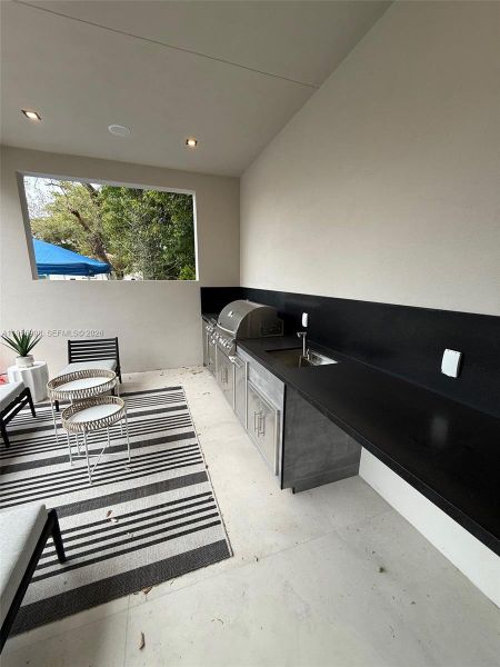 Furnished interior view inside a new home in , Miami (Image 23).