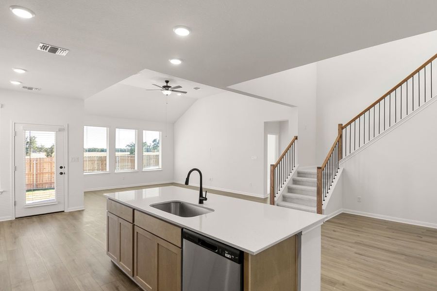 Representative furnished interior of a home built from the Dormer by Pacesetter Homes in Orchard Ridge, Liberty Hill (Image 5).