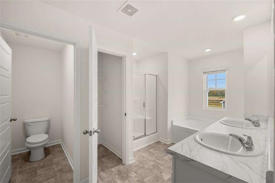 Furnished interior view inside a new home in Champion's Run, Lithonia (Image 6).