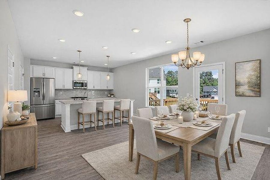 Furnished interior view inside a new home in Austin Ridge, Commerce (Image 15).