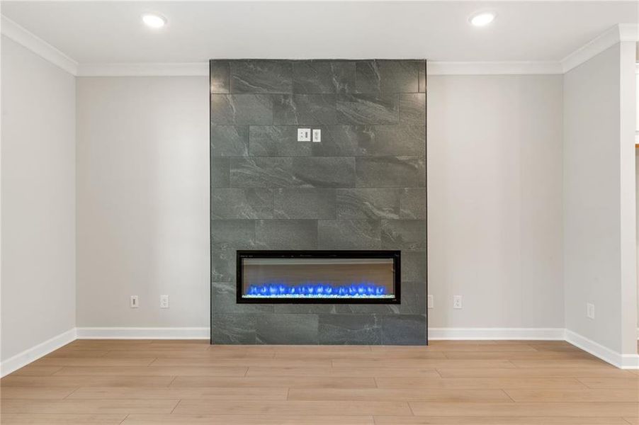 Close-up of interior finishes inside a home in Townes at South Main, Kennesaw (Image 15).