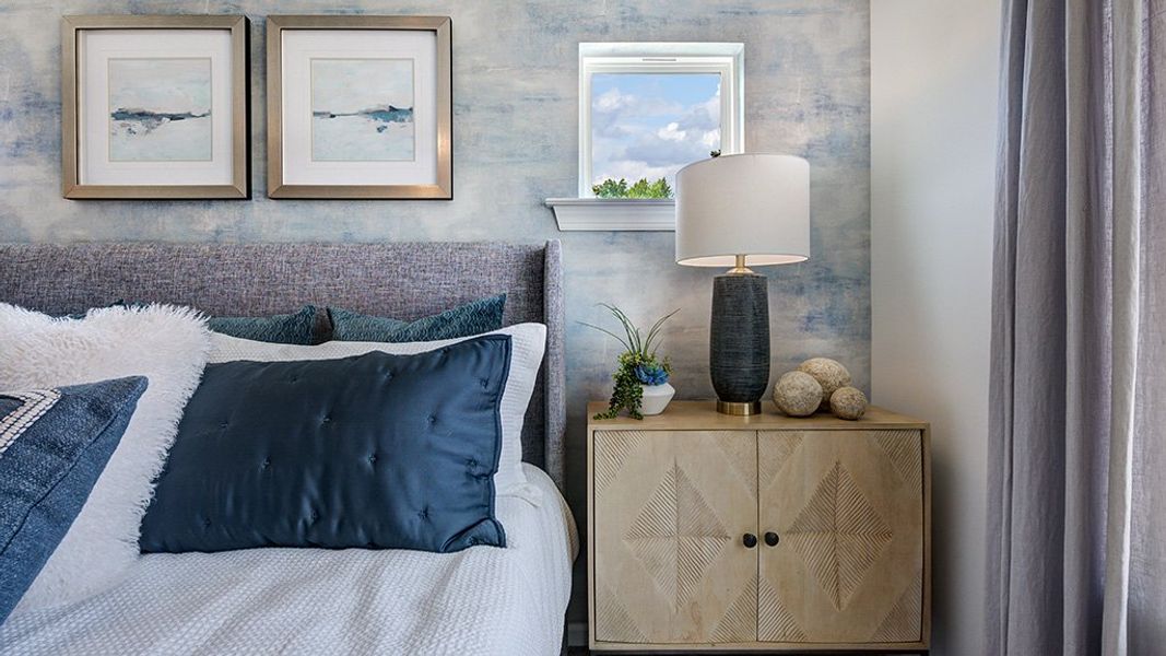 Representative furnished interior of a home built from the Magnolia by Taylor Morrison in Forestville Station, Wake Forest (Image 18).