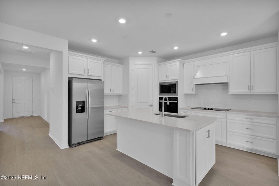 Furnished interior view inside a new home in Bradley Creek, Green Cove Springs (Image 10). Furnished interior view inside a new home in Bradley Creek, Green Cove Springs (Image 10).