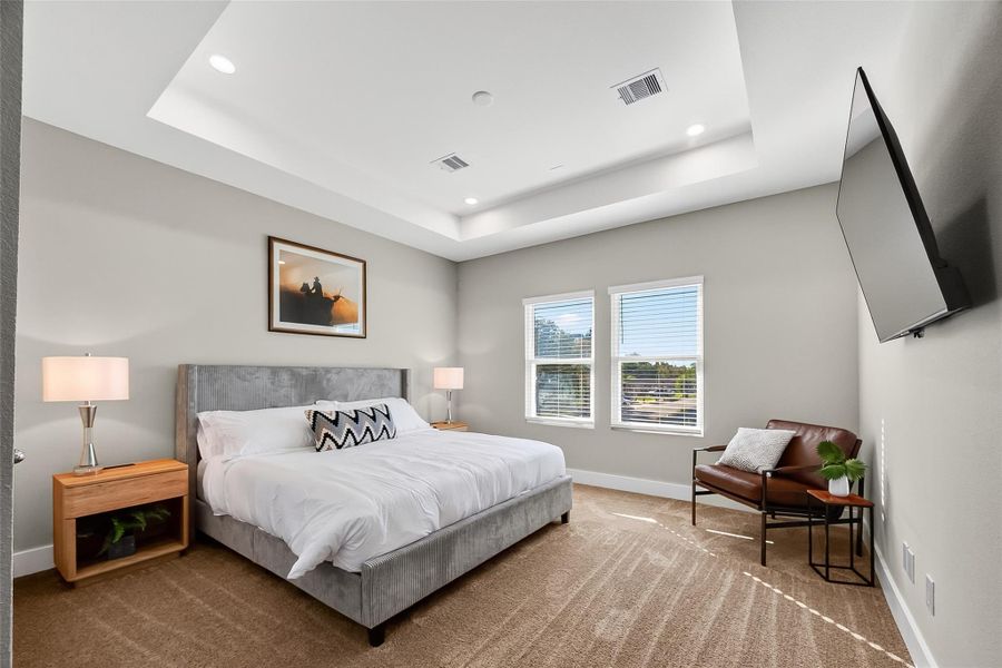 Furnished interior view inside a new home in Scranton Estates, Houston (Image 19).