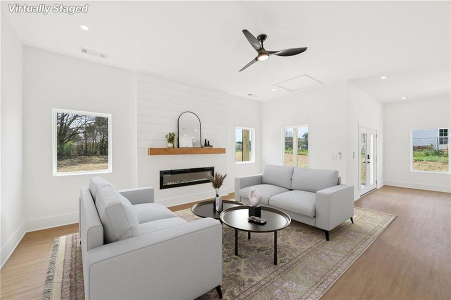Furnished interior view inside a new home in , Loganville (Image 6).