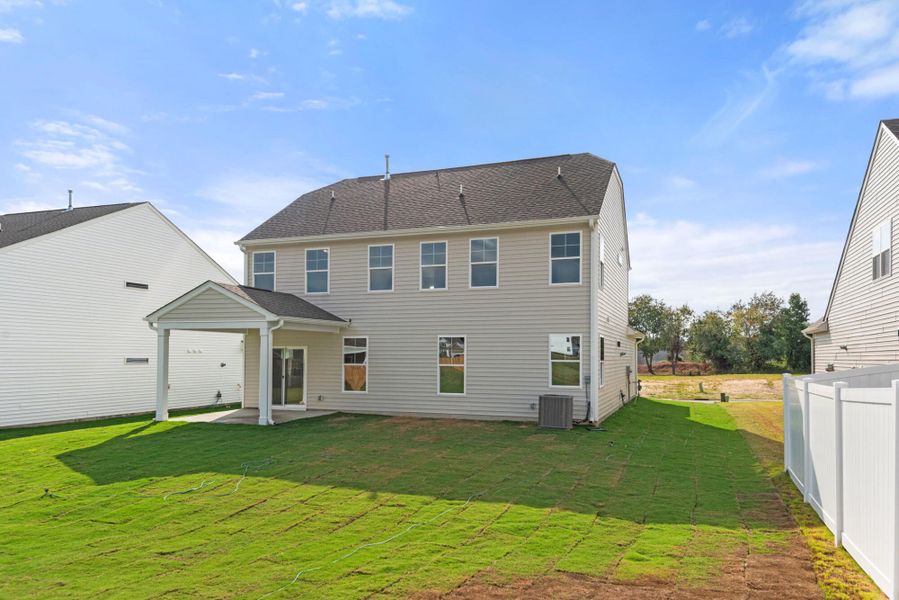 Exterior details and patio area of a home in Hopewell Garden, Winston-Salem (Image 17).
