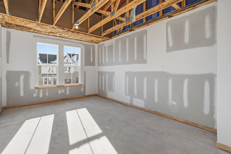 In-progress construction of a new home in Ovation at Sweetbrier, Durham, NC (Image 31).