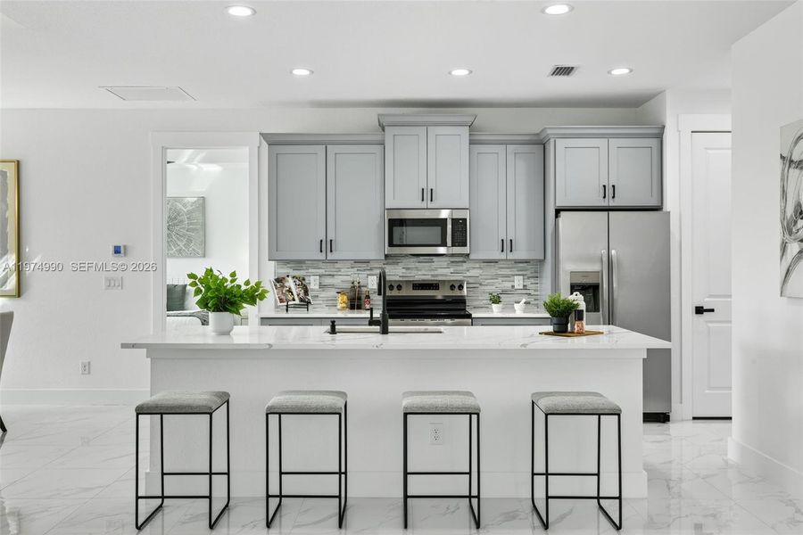 Furnished interior view inside a new home in , Lehigh Acres (Image 10).