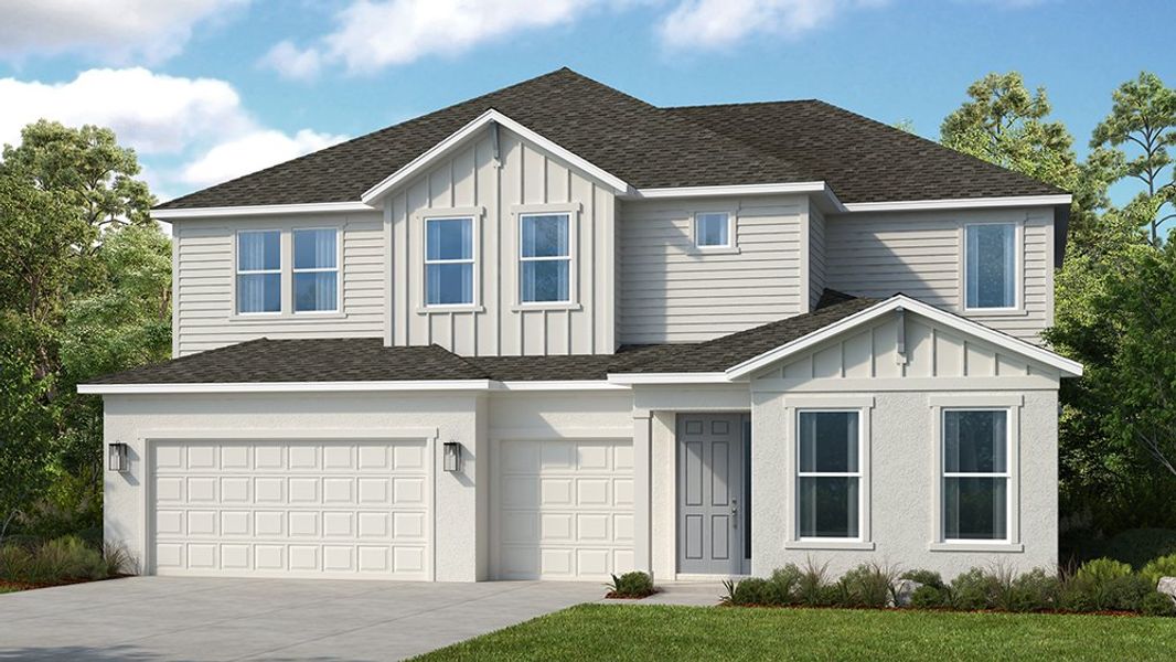 Representative exterior photo of a completed home built from the Nantucket by Taylor Morrison in Sunbridge, Orlando, FL (Image 12).