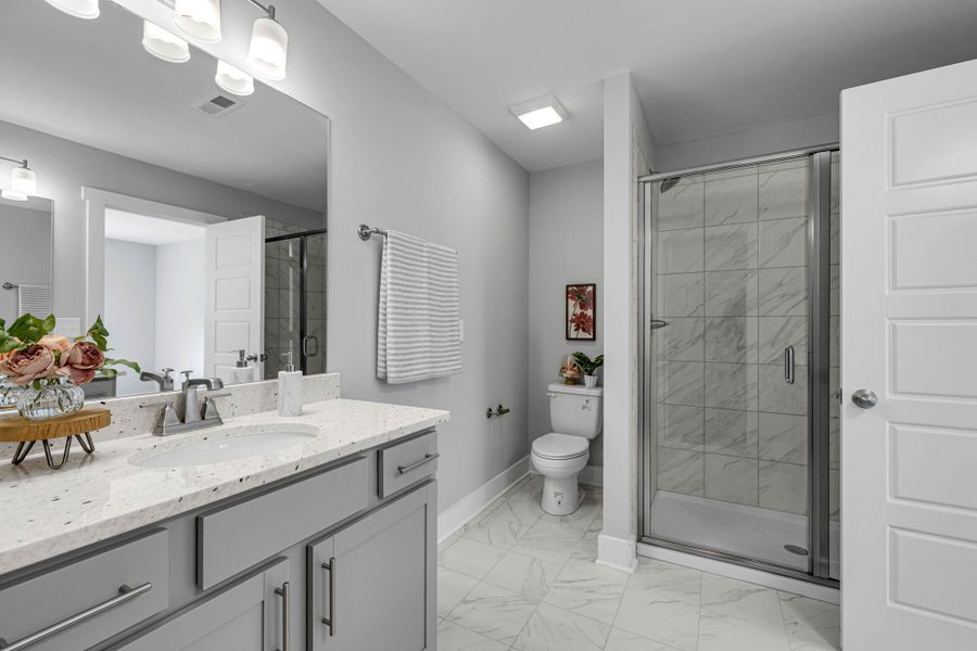 Furnished interior in a model home at The Village at Bonnie Oaks in Lebanon (Image 6).