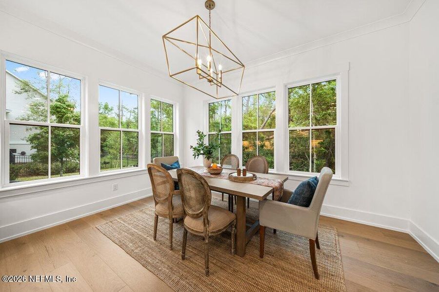 Furnished interior view inside a new home in , Jacksonville (Image 15).
