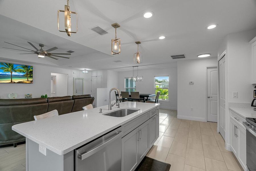 Furnished interior view inside a new home in , Vero Beach (Image 13). Furnished interior view inside a new home in , Vero Beach (Image 13).