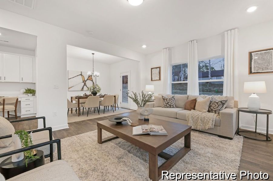 Furnished interior view inside a new home in Shay Crossing, Salisbury (Image 9).
