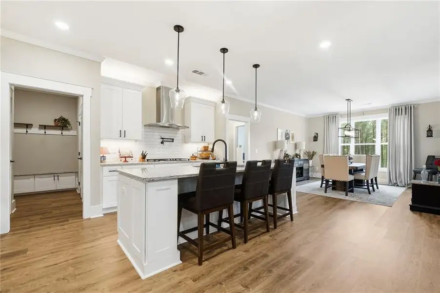 Furnished interior view inside a new home in , Canton (Image 17).