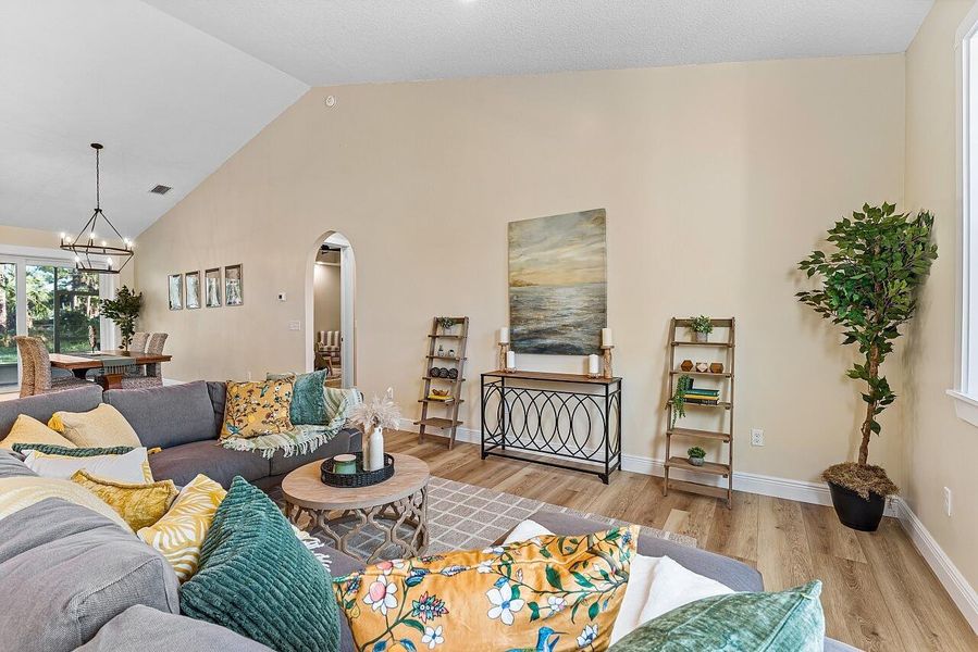 Furnished interior view inside a new home in , Vero Beach (Image 40).