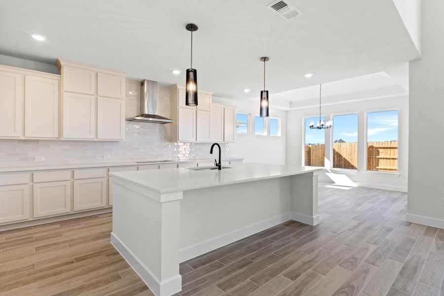 Furnished interior view inside a new home in Lariat, Liberty Hill (Image 5).