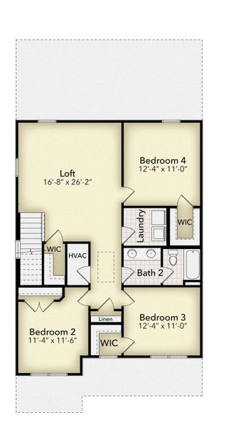 2D floor plan layout of this home in St. John's Preserve, Palm Bay, FL (Image 3). 2D floor plan layout of this home in St. John's Preserve, Palm Bay, FL (Image 3).