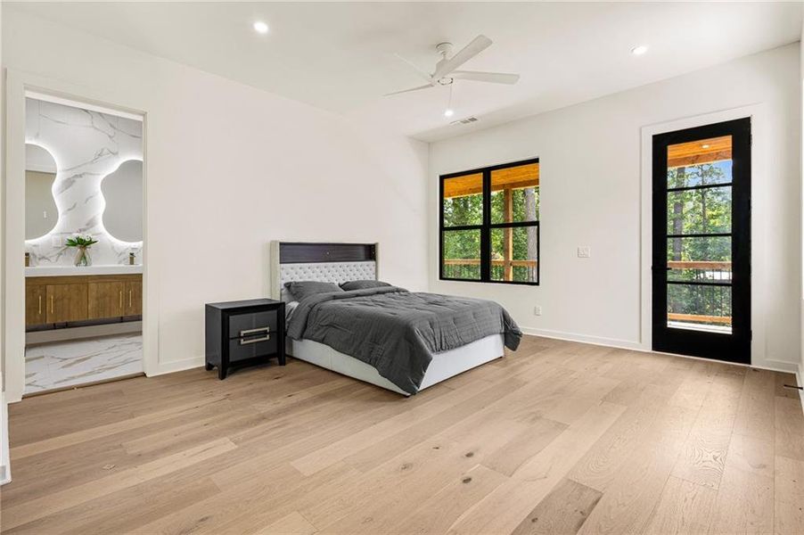 Furnished interior view inside a new home in , Atlanta (Image 34).