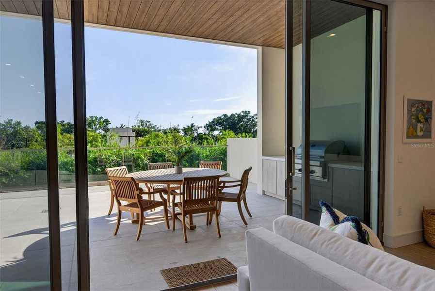 Furnished interior view inside a new home in , Longboat Key (Image 36).