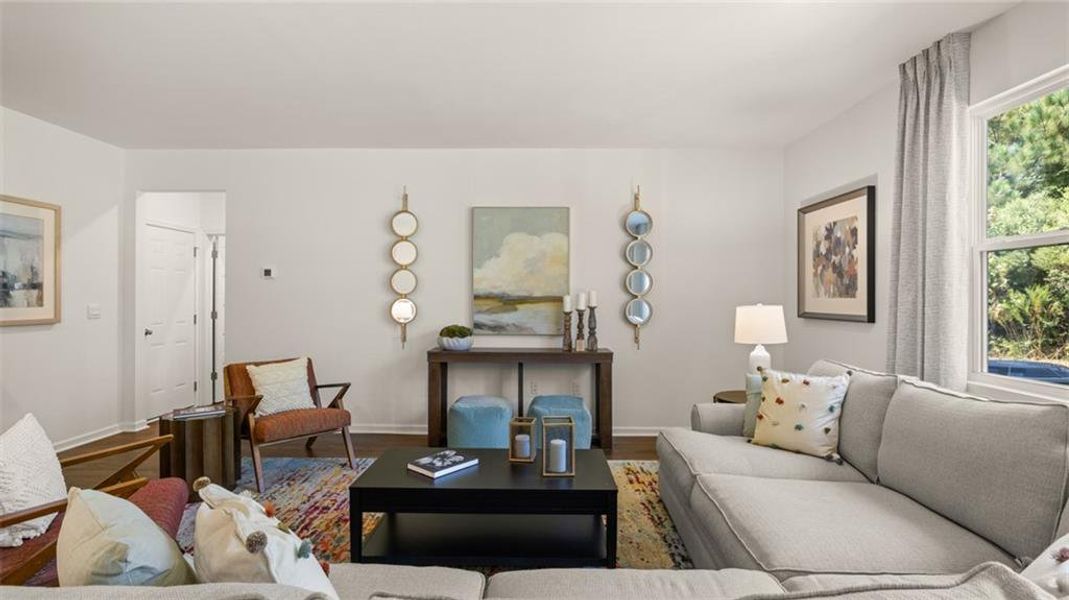 Furnished interior view inside a new home in Bridle Creek, Locust Grove (Image 19).