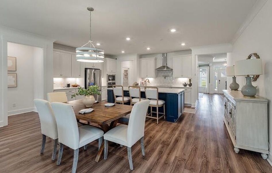 Furnished interior view inside a new home in , Huger (Image 24).