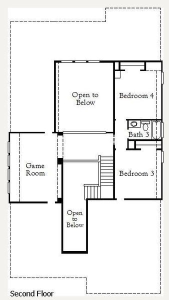 2nd Floorplan - Representative Photo