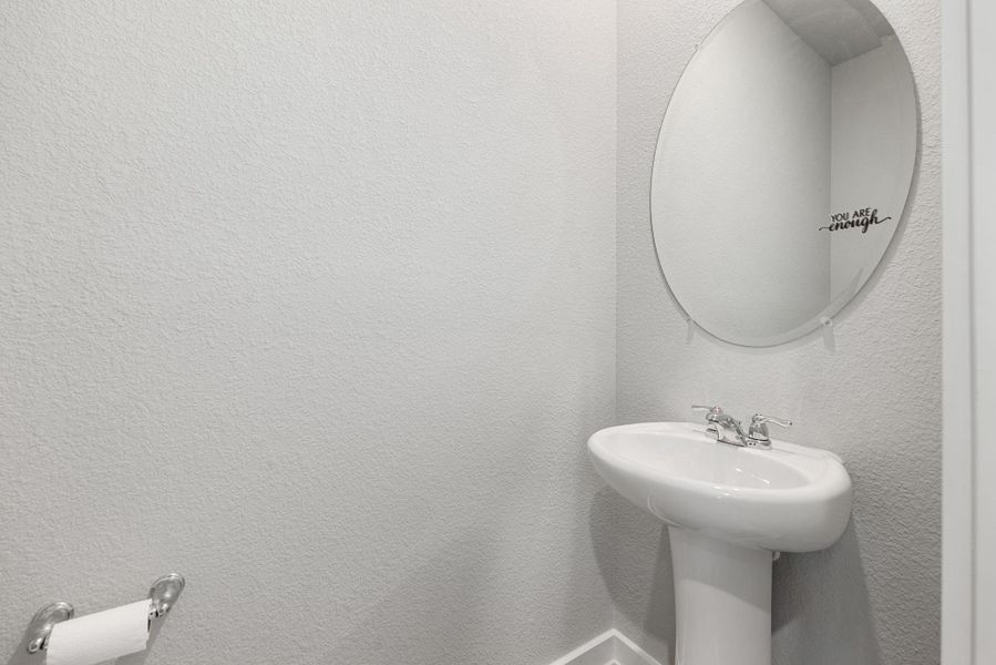 Furnished interior view inside a new home in Sundance Cove - Premier Series, Crosby (Image 7).