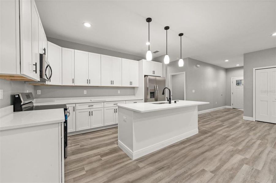 Furnished interior view inside a new home in , Williston (Image 5).