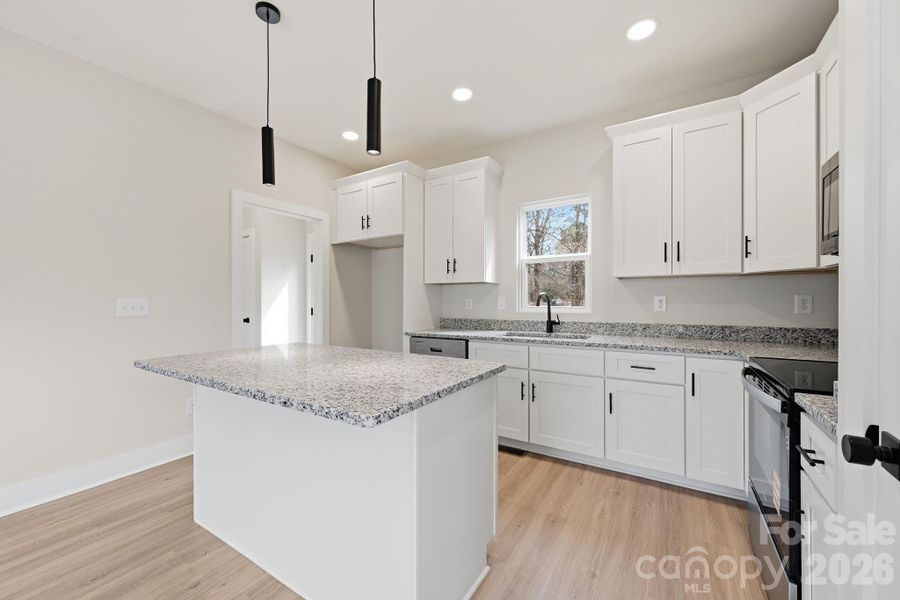 Furnished interior view inside a new home in , Spencer (Image 7).
