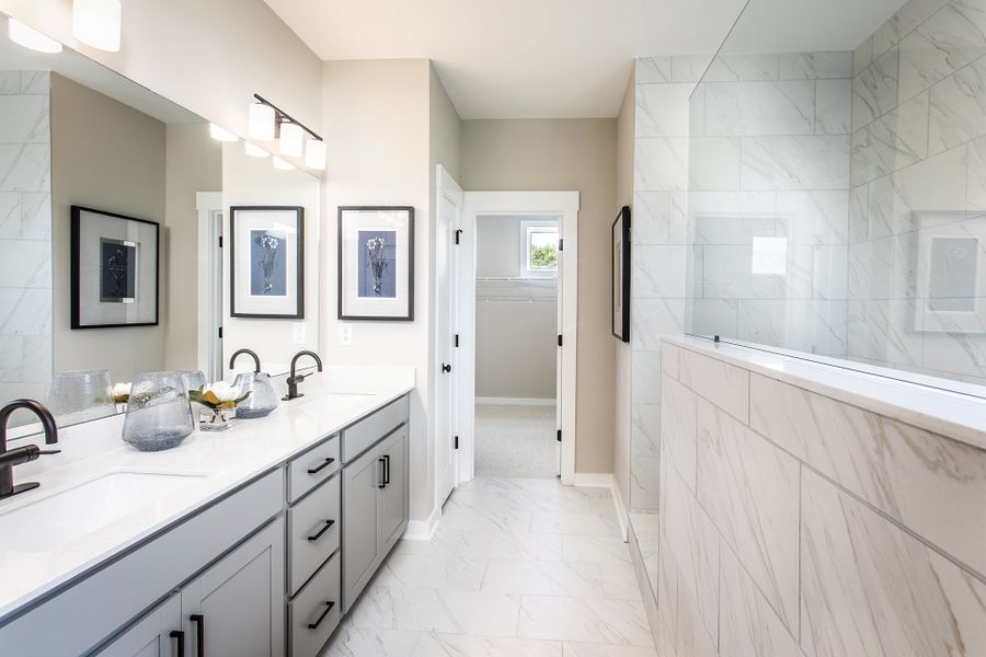 Furnished interior view inside a new home in The Paddocks at Doc Hughes, Buford (Image 7).
