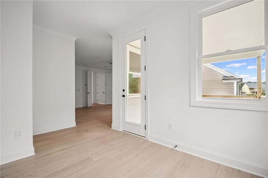 Spacious, unfurnished interior of a new home in Lakeside at River Green, Canton (Image 32).