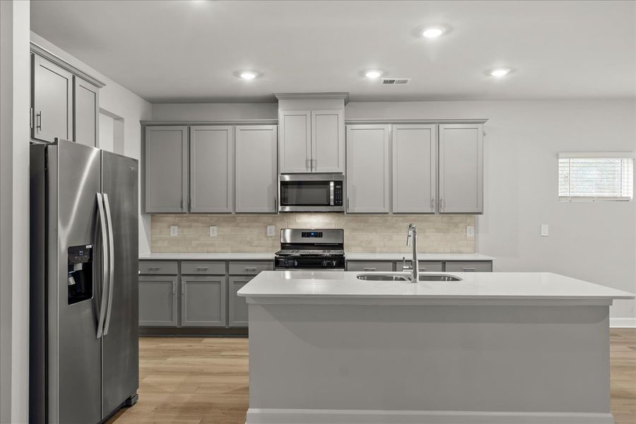 Furnished interior view inside a new home in Shiloh Valley, Piedmont (Image 3).
