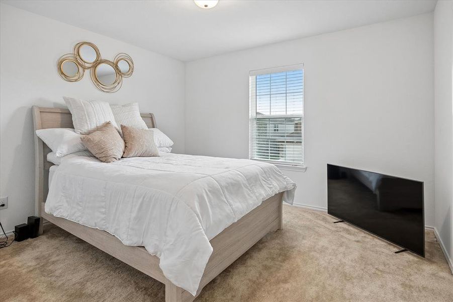 Furnished interior view inside a new home in Whitewing Trails, Princeton (Image 28).